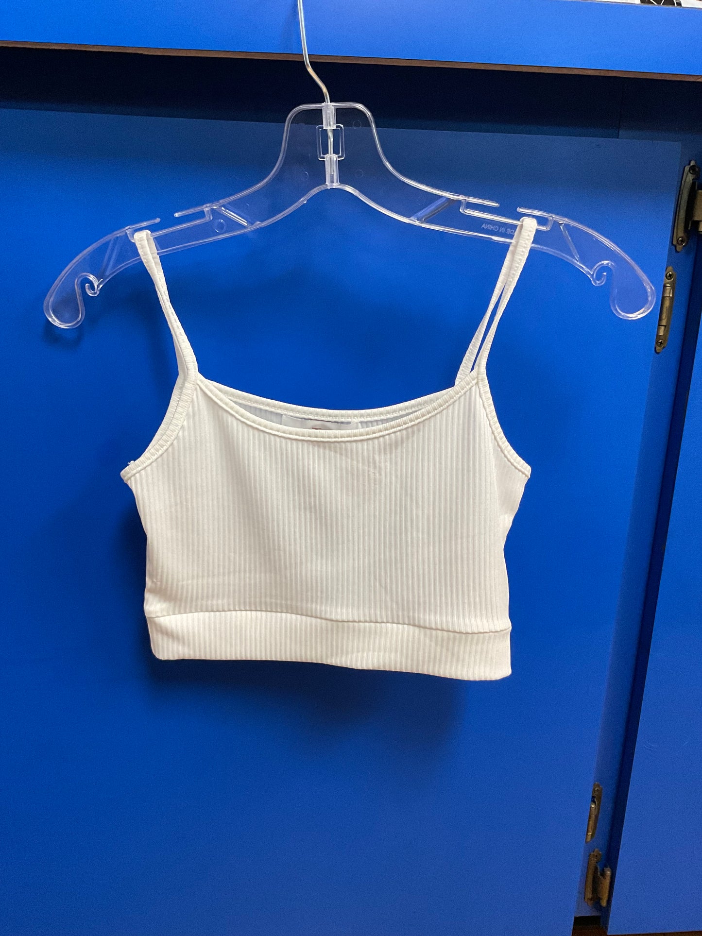 LOUGIN CROP TOP - WHITE