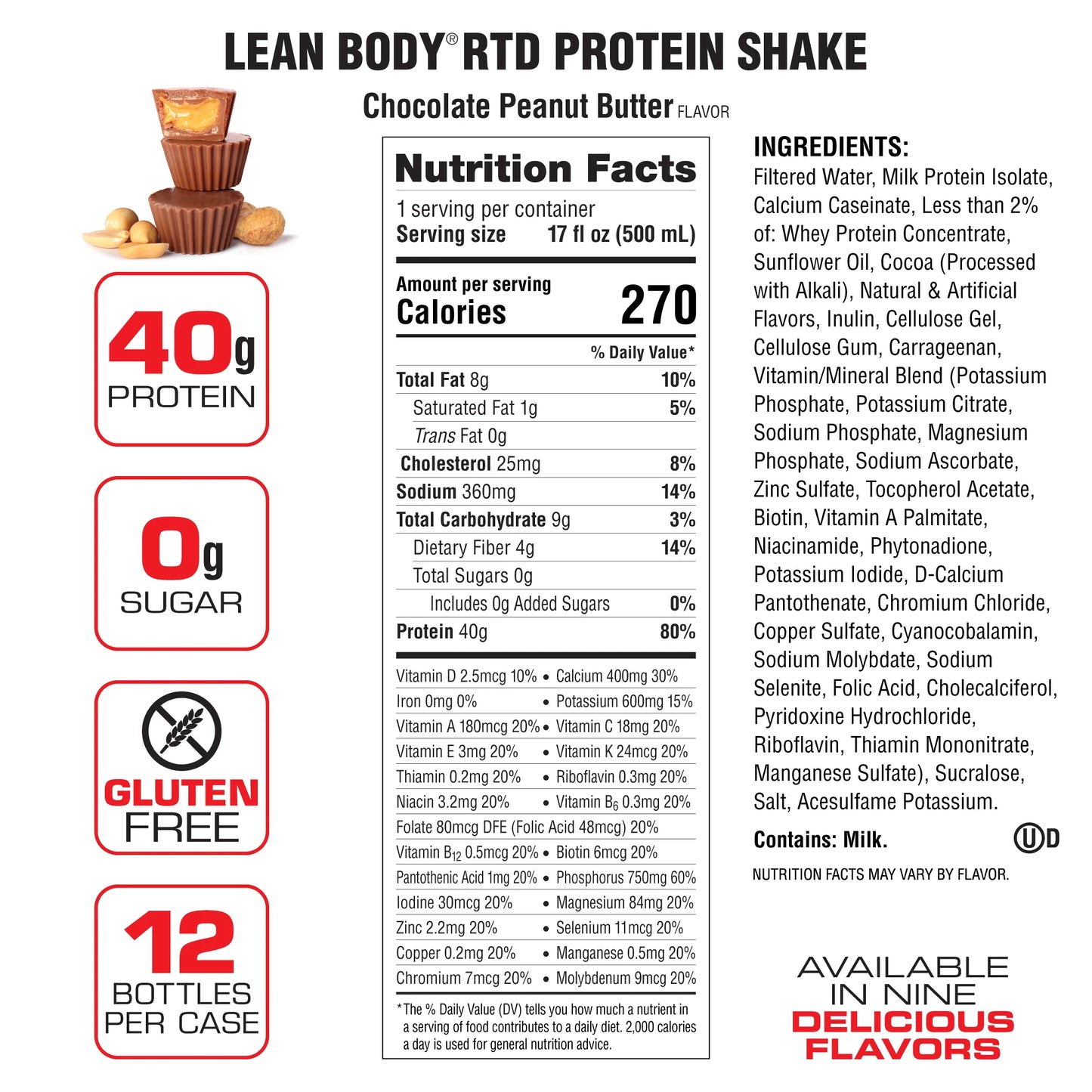 LEAN BODY RTD PROTEIN SHAKE