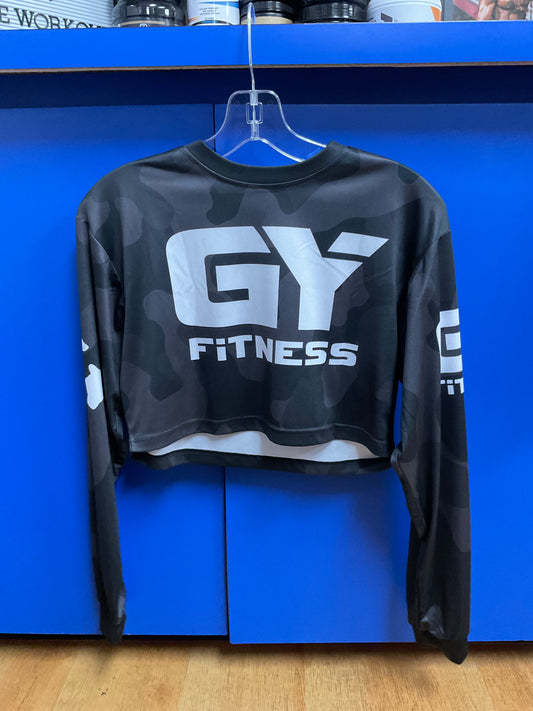 GYFITNESS DRIFIT CROP LONG SLEEVE - CAMO