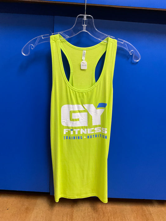 GYFITNESS WOMEN'S BASIC TANK - NEON GREEN