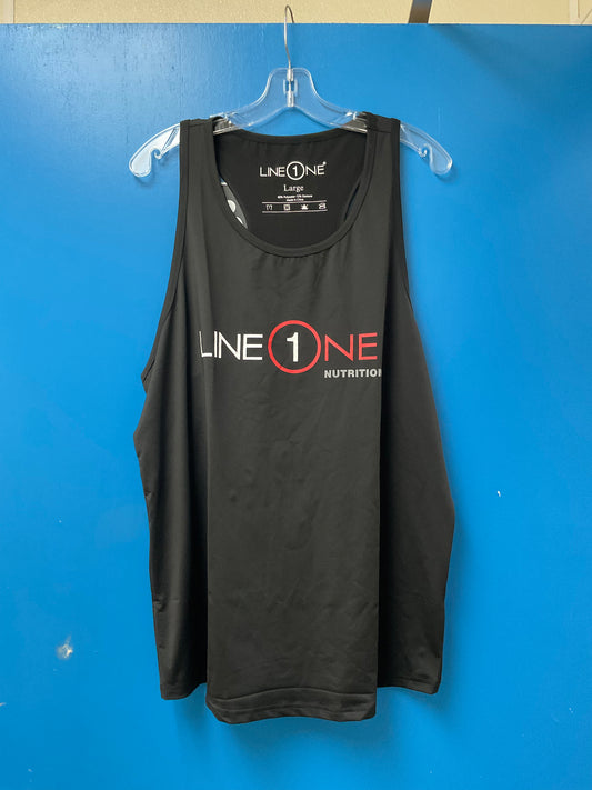 LINE ONE BLACK TANK TOP