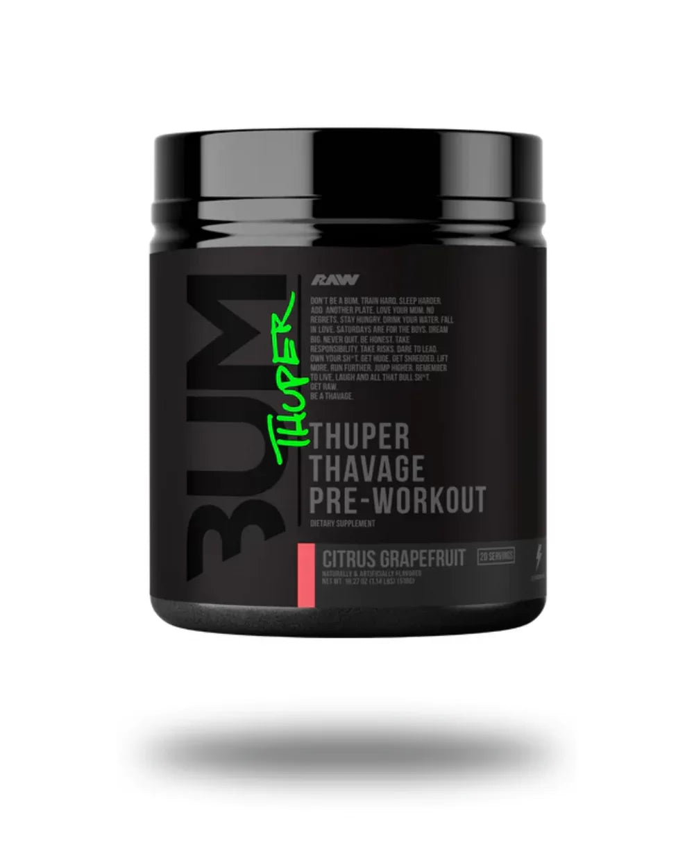 RAW X CBUM THUPER THAVAGE PRE-WORKOUT