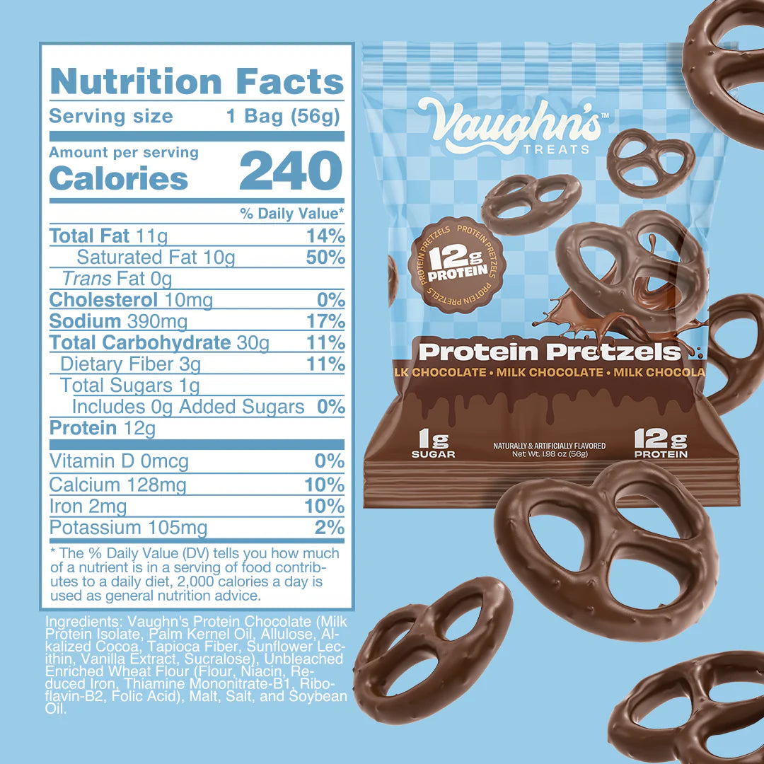 VAUGHN'S TREATS PROTEIN PRETZELS