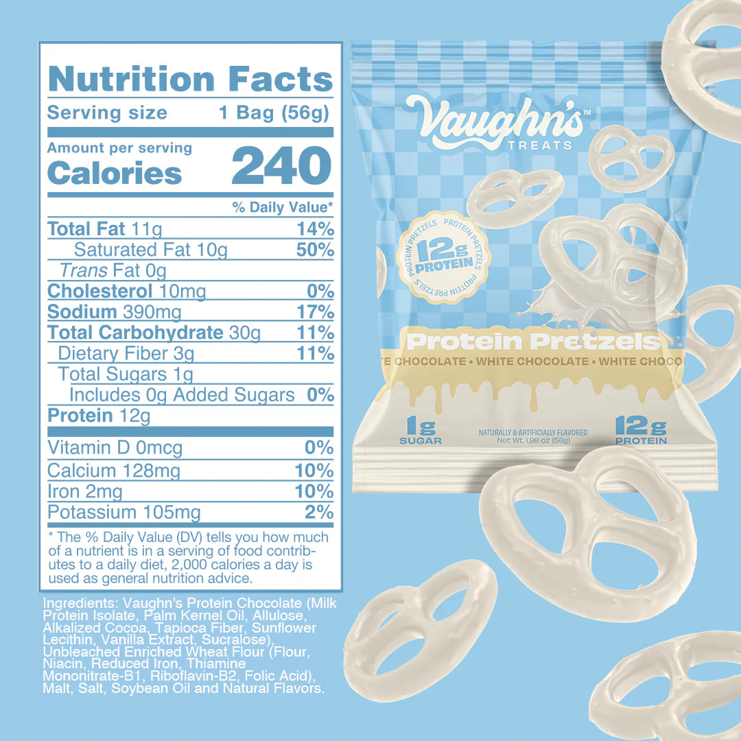 VAUGHN'S TREATS PROTEIN PRETZELS