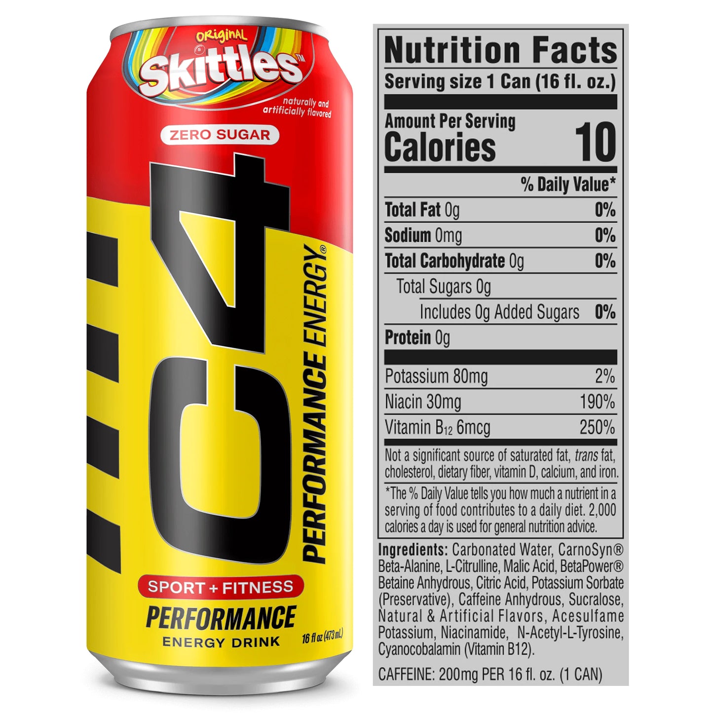 C4 PERFORMANCE ENERGY DRINK ZERO SUGAR